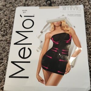 NEW MeMoi Black Full Control Slip